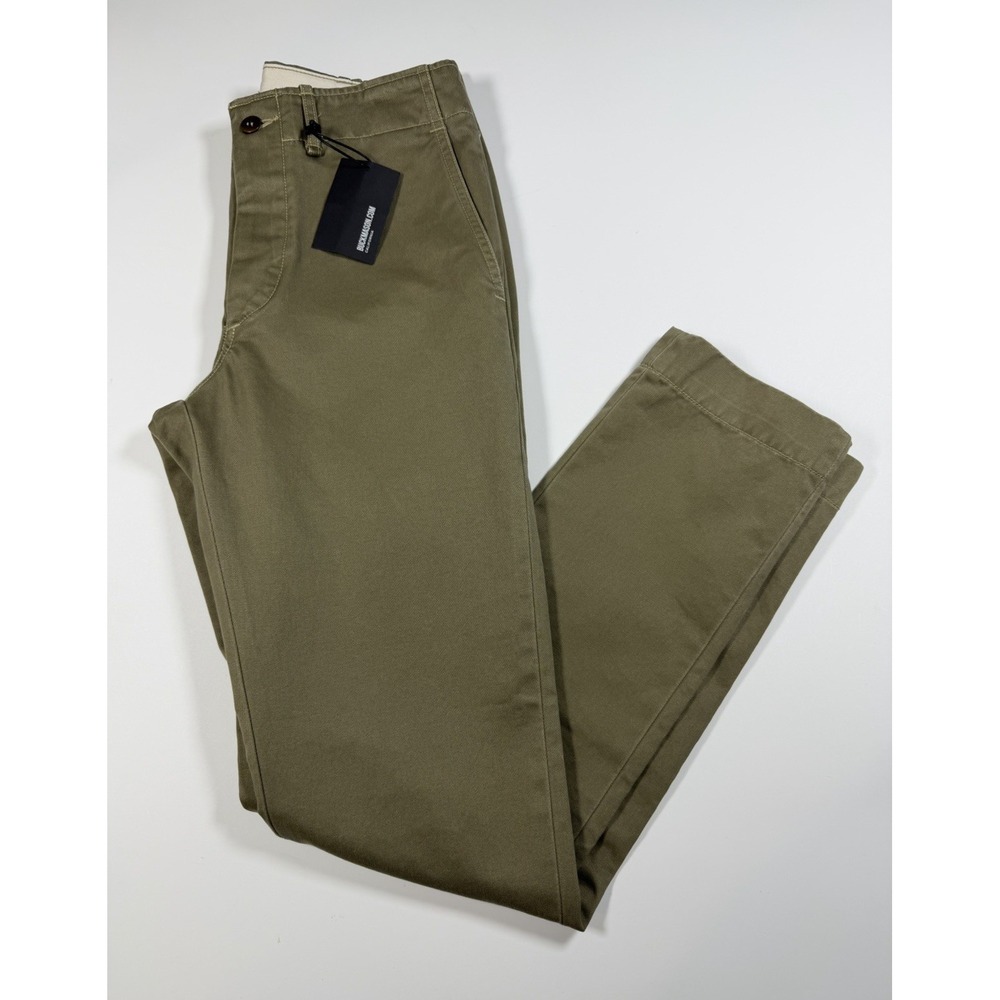 Buck Mason Fatigue Paperback Twill Maverick Slim Officer Chinos Mens 28